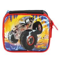 Estojo Box Hot Wheels Carros Infantil Juvenil Escola Preto