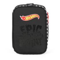 Estojo Box Hot Wheels Preto ET47789HW Luxcel Lançamento 2025