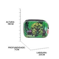 Estojo Box Incrivel Hulk Meninos Escolar Passeio Avengers Estojo Box Incrivel Hulk Meninos Escolar Passeio Avengers