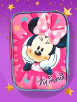 Estojo Box Infantil Minnie Rosa Bolinhas Chicletes 100 Pens Escolar Menina Estojo Box Infantil Minnie Rosa Bolinhas Chicletes 100 Pens Escolar Menina