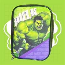 Estojo Box Infantil O incrivel Hulk Marvel 100 Pens Escolar Menino Estojo Box Infantil O incrivel Hulk Marvel 100 Pens Escolar Menino