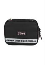 Estojo box juvenil médio 100 pens náilon ohana stitch