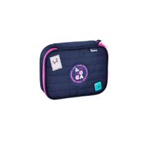 Estojo Box Luluca Juvenil Escolar Pandinha 36 Elásticos Teen