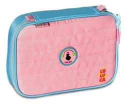 Estojo Box Luluca Pandinha Feminino Escolar com Elástico - Clio Style