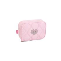 Estojo Box Matelassê Feminino Bolsa para Lápis Espaçoso