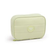 Estojo Box Matelassê Juvenil Escolar Organizador Grande