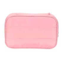 Estojo Box Minnie Teen Triple Puffer Rosa 15067 - Xeryus Estojo Box Minnie Teen Triple Puffer Rosa 15067 - Xeryus