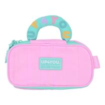 Estojo Box Necessáire com Alça Rosa UP4YOU EI41725UP Lançamento 2026