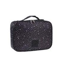 Estojo box, Necessaire, feminino preto estrelado seanite