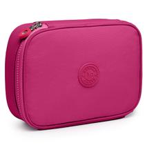 Estojo Box Organizador Divisórias Escolar Infantil Juvenil Cor:Pink Estojo Box Organizador Divisórias Escolar Infantil Juvenil Cor:Pink
