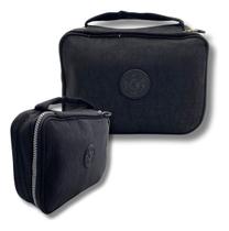 Estojo Box Organizador Escola Grande Masculino Feminino Liso