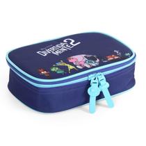 Estojo Box Organizador Roxo Escolar Divertidamente Disney