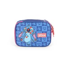 Estojo Box Organizador Stitch Love Azul - Luxcel