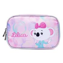 Estojo Box Pacific Lilica Ripilica Bubbles Rosa