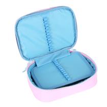 Estojo Box Para 100 Lapis Up4you Rosa Infantil