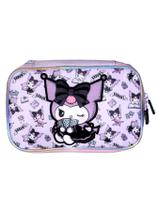 Estojo Box Penal Kuromi Hello Kitty Utility Plush 16117
