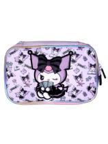Estojo Box Penal Kuromi Hello Kitty Utility Plush 16117