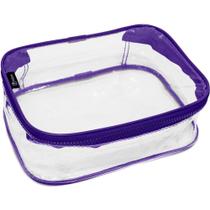 Estojo BOX PVC Colors Cristal Lilas