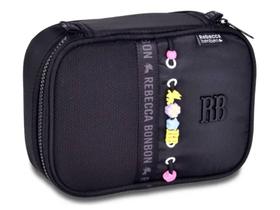 Estojo Box Rebecca Bonbon Preto RB27423