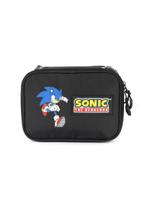 Estojo box sonic preto 100 pens the hedhehog oficial