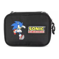 Estojo box sonic the hedgehog preto