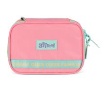 Estojo Box Stitch Ohana Rosa ET50084SC Luxcel Lançamento 2026