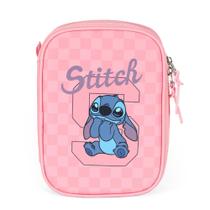 Estojo Box Stitch Rosa Quadriculado UP4YOU ET50054SC Lançamento 2026