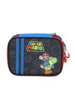 Estojo box super mario preto 100 canetas oficial