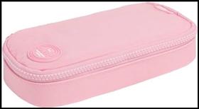 Estojo Box Tecido Mini Happy Rosa Estojo Box Tecido Mini Happy Rosa