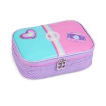 Estojo Box Teen Patches Escolar Feminino Moderno Grande