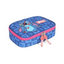 Estojo Box ul Escolar Organizador Stitch Disney Classics