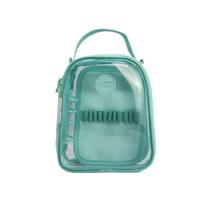 Estojo Box Versatil Cristal Turquesa Estojo Box Versatil Cristal Turquesa