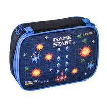 Estojo Box Vídeo Game Start Grande Com Compartimentos Para 36 Pens Perfeito Para Escola E Organização Clio