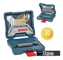 Estojo Brocas E Pontas 30PC X-line Titânio BOSCH