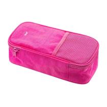 Estojo - Brw - 50 Pens Nylon 1 Ziper E Tela - Rosa