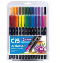 Estojo C/48 Marcador Dual Brush Aquarelavel Cis