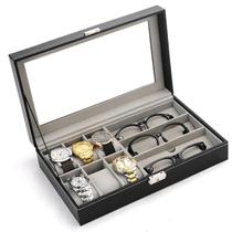 Estojo Caixa Para Relógios Óculos Com Interno Aveludado Luxo Estojo Caixa Para Relógios Óculos Com Interno Aveludado Luxo