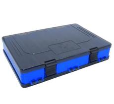 Estojo Caixa Pesca Duplo Iscas Artificiais Anzol Girador