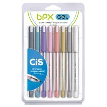 Estojo Caneta bPX Gel com 8 Cores - CiS Estojo Caneta bPX Gel com 8 Cores - CiS