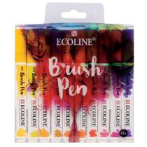 Estojo Caneta Ecoline Brush Pen 20 Cores