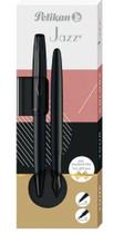 Estojo Caneta Jazz Tinteiro e Esferográfica Carbon 821896