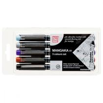 Estojo Caneta Nanquim Mangaka 5 Pontas Kuretake Estojo Caneta Nanquim Mangaka 5 Pontas Kuretake
