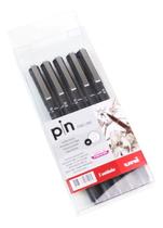 Estojo Caneta Nanquim Uni Pin 200 Uni-ball 05 Pontas Estojo Caneta Nanquim Uni Pin 200 Uni-ball 05 Pontas