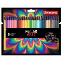 Estojo Caneta Pen 68 Arty com 30 Unidades - Stabilo
