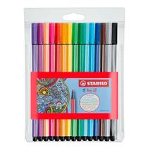 Estojo Caneta Pen 68 com 15 Cores - Stabilo