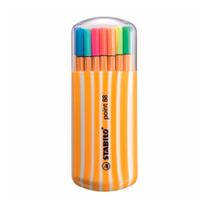 Estojo Caneta Point 88 com 15 + 5 Cores Neon - Stabilo