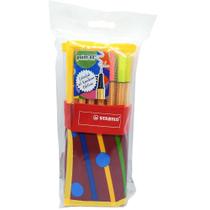 Estojo Caneta Point 88 com 25 Cores Sortidas + Neon Amarelo - Stabilo