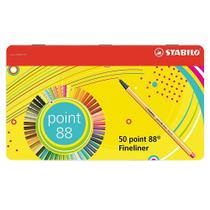 Estojo Caneta Point 88 com 50 cores - Stabilo