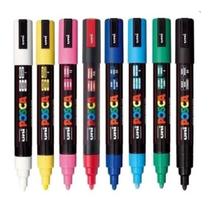 Estojo Caneta Posca 3M 8C com 8 cores Uniball Estojo Caneta Posca 3M 8C com 8 cores Uniball