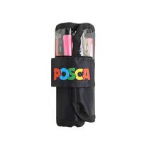 Estojo Caneta Posca Pc-5m Rollerset C/12 Cores